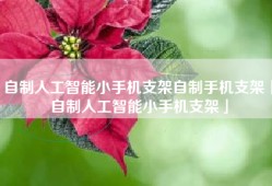 自制人工智能小手机支架自制手机支架「自制人工智能小手机支架」